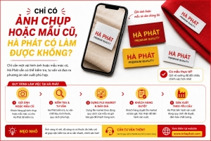 Chỉ có ảnh chụp hoặc mẫu cũ, Hà Phát có làm giống được không?