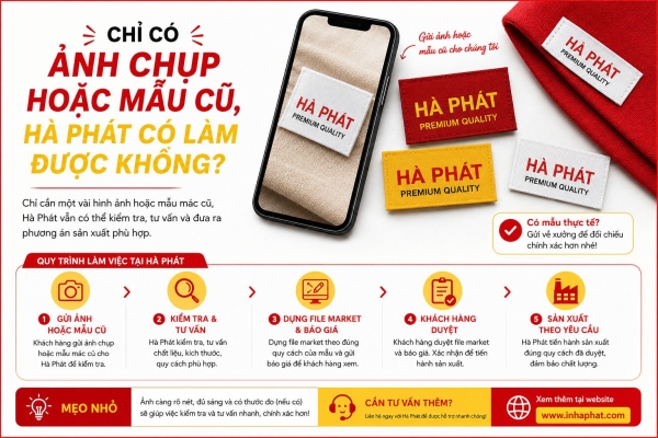 Chỉ có ảnh chụp hoặc mẫu cũ, Hà Phát có làm giống được không?