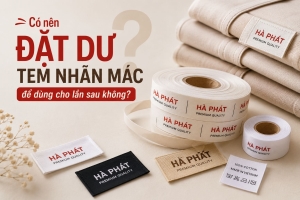 Có nên đặt dư tem nhãn mác để dùng cho lần sau không?