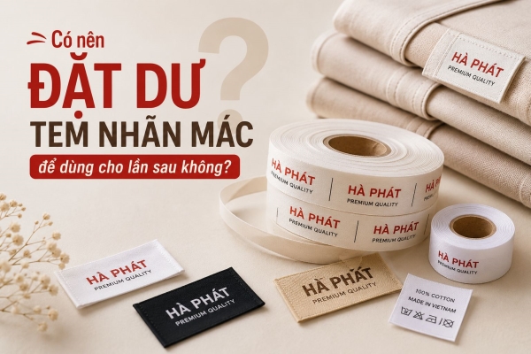 Có nên đặt dư tem nhãn mác để dùng cho lần sau không?